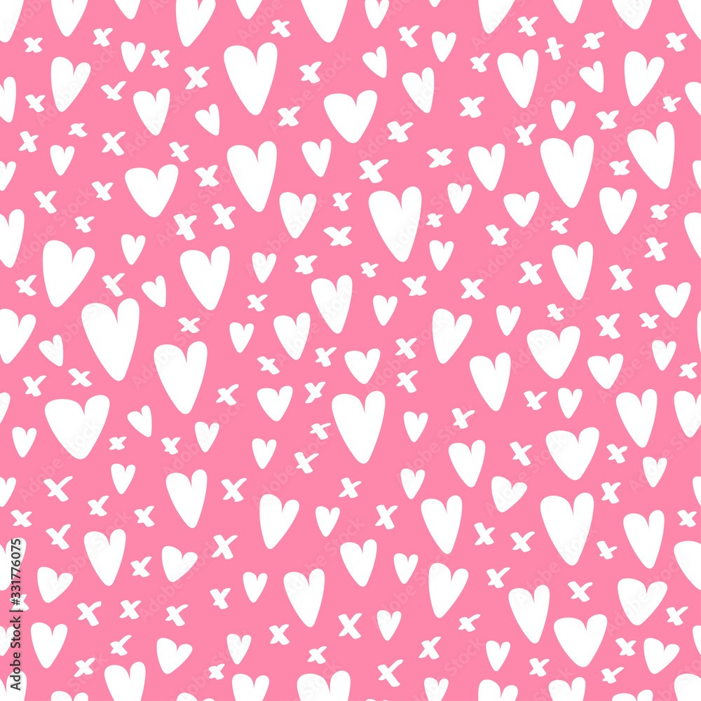 hearts seamless vector pattern hearts seamless vector pattern