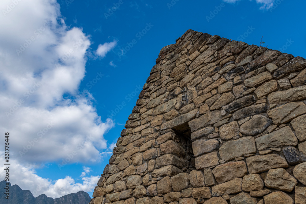 A view of Machu Pichu ruins, Peru A view of Machu Pichu ruins, Peru
