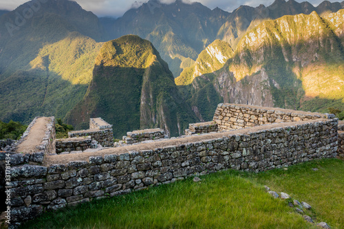 A view of Machu Pichu ruins, Peru