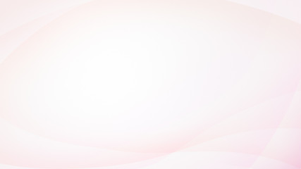 Curvy, wavy and soft light orange and pink lines on a pale background. Copy space. Abstract background in 4k resolution.