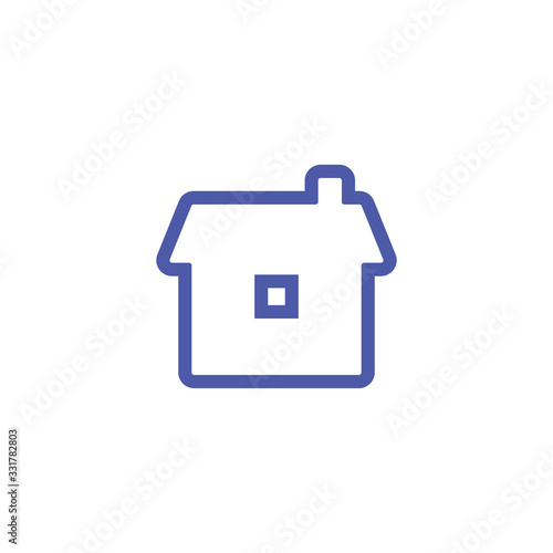 Stay at home vector icon. #Stayhome prevention campaign symbol.