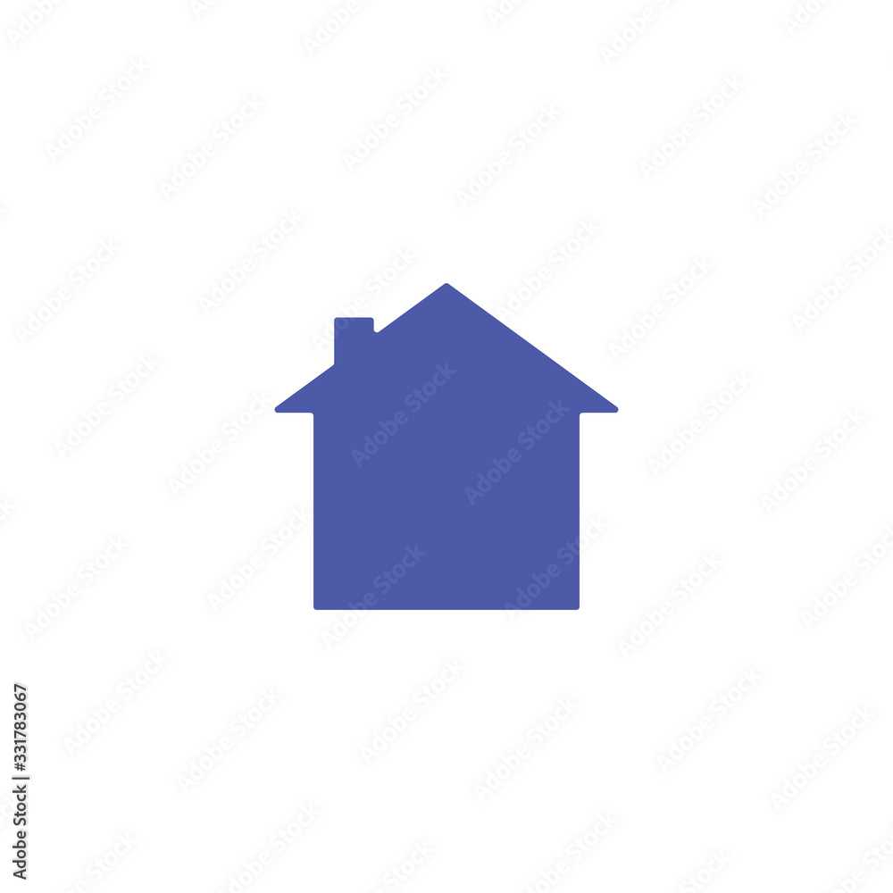 Stay at home vector icon. #Stayhome prevention campaign symbol.