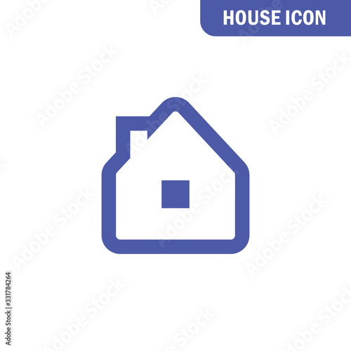 Stay at home vector icon. #Stayhome prevention campaign symbol.