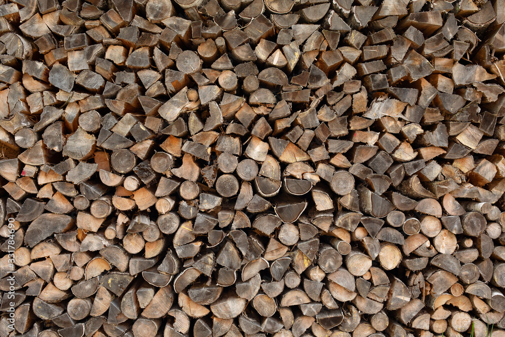 Firewood- wood chopped and arranged. Firewood- wood chopped and arranged.