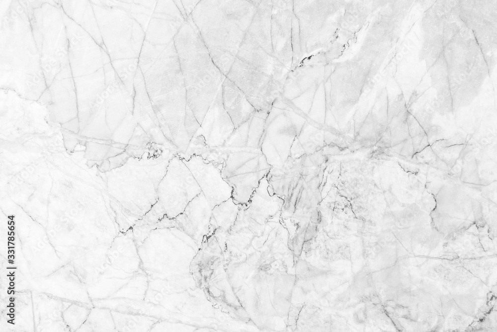 Naklejka premium White marble texture abstract background pattern with high resolution.