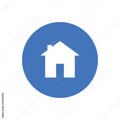 Stay at home vector icon. #Stayhome prevention campaign symbol.