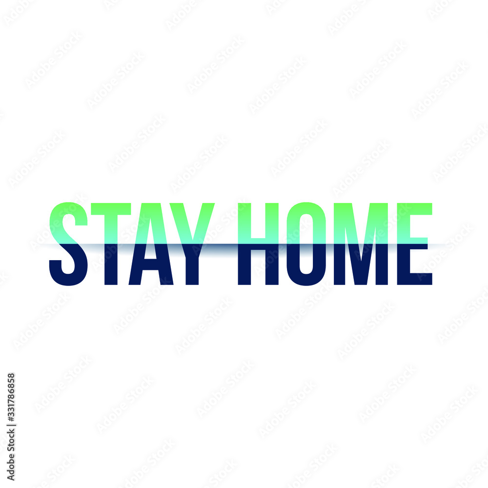 Stay home - poster to promote self isolation and help doctors to stop the virus. Corona virus warning layout for self isolation. Stay home - poster to promote self isolation and help doctors to stop the virus. Corona virus warning layout for self isolation.
