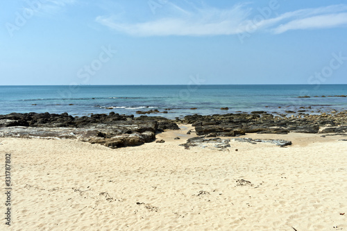 Fototapeta Naklejka Na Ścianę i Meble -  Beautiful Rocky Beach at Koh Lanta, Thailand, Asia