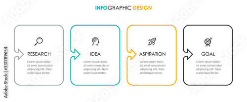 Vector infographic template