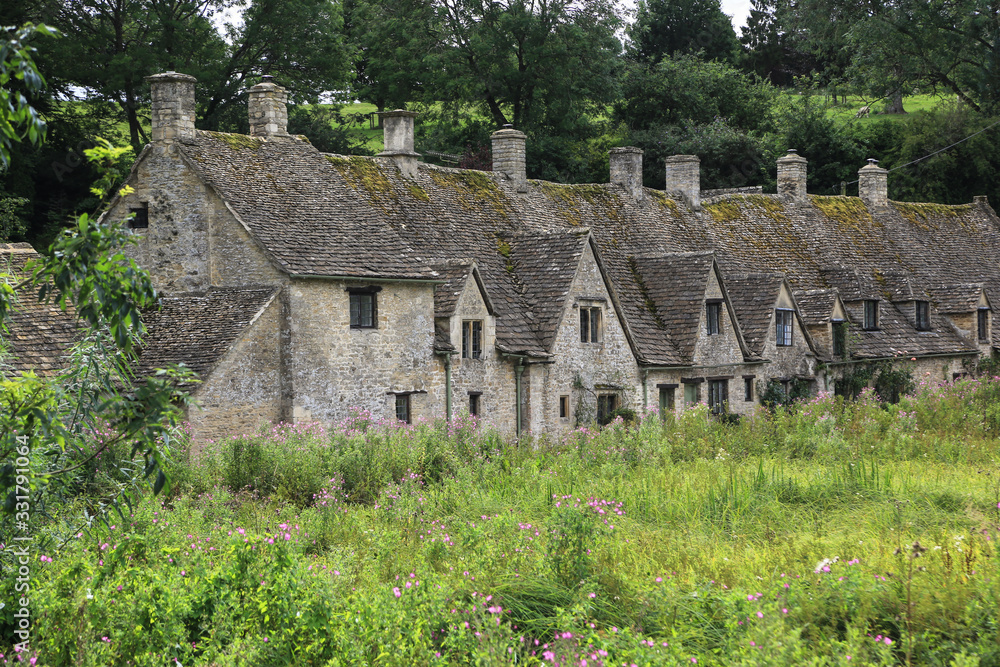 historische Häuserreihe in den Cotswolds historische Häuserreihe in den Cotswolds