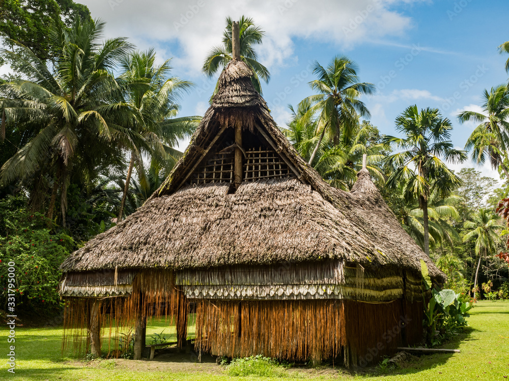 Spirit house, Kanganaman, Pagui, Sepik River, East Sepik, Papua New Guinea, Australia and Oceania Spirit house, Kanganaman, Pagui, Sepik River, East Sepik, Papua New Guinea, Australia and Oceania