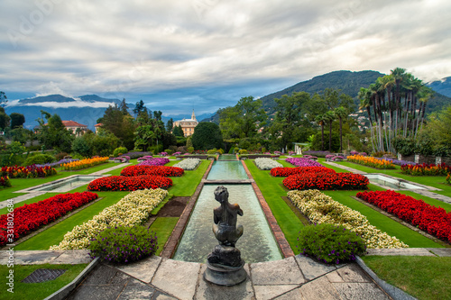 Obraz na płótnie Il giardino botanico di Villa Taranto, Verbania, Piemonte, Italia