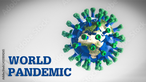 Weltweite Virus Pandemie - Europa - Afrika