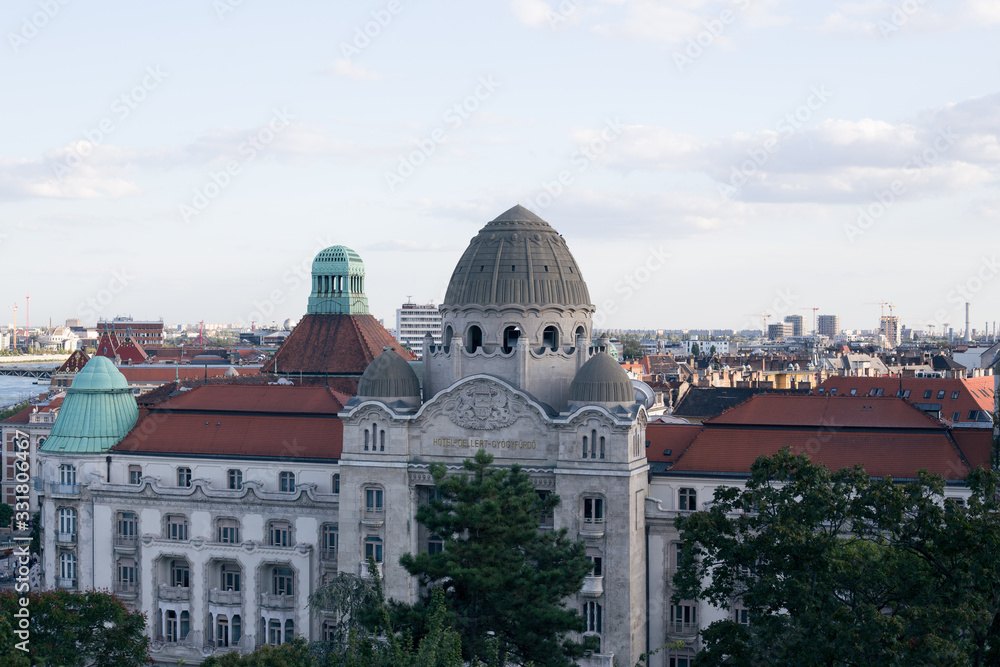 Fototapeta premium Panorama of the old European city of Budapest