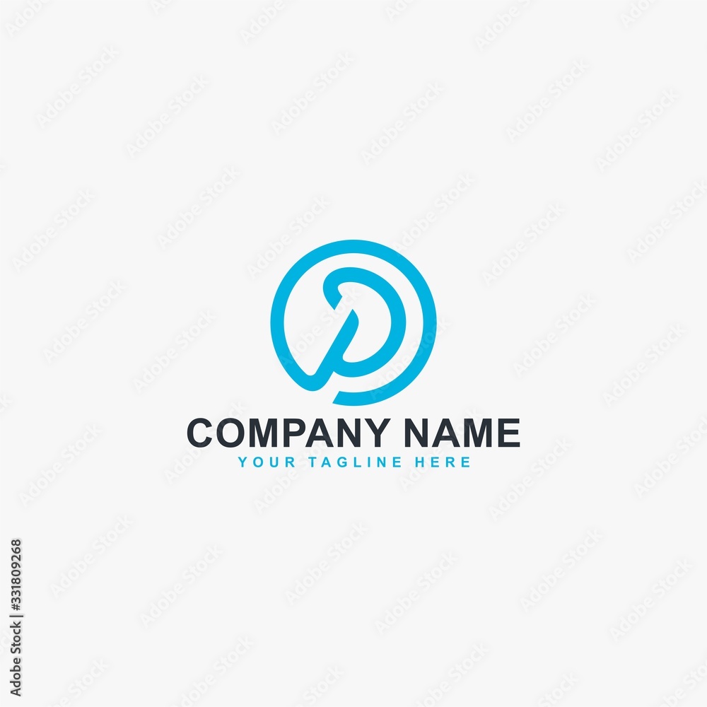 Kidney logo design vector. Letter P line abstract symbol. Monogram P in circle vector icon. Medical care sign. Kidney logo design vector. Letter P line abstract symbol. Monogram P in circle vector icon. Medical care sign.