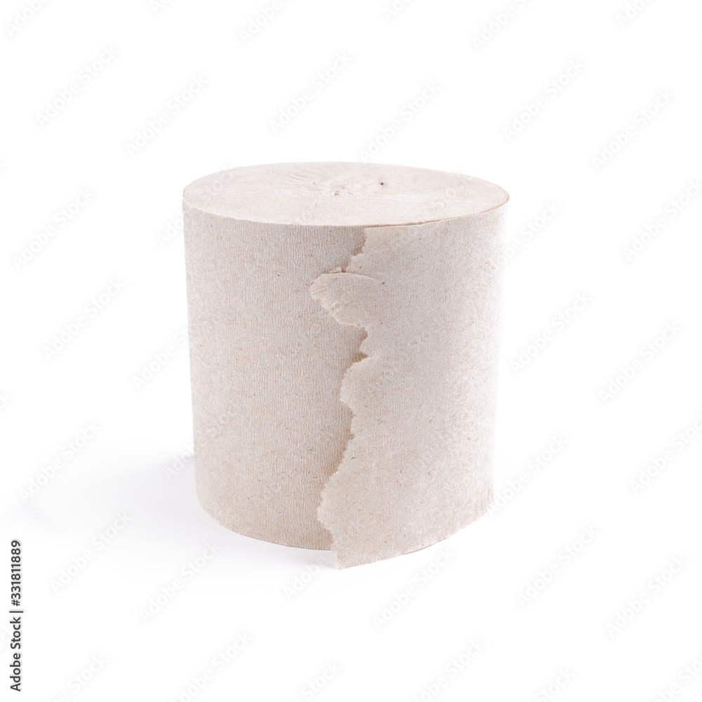 toilet paper roll isolated on a white background. illustration for panic buying at coronavirus epidemic time. toilet paper roll isolated on a white background. illustration for panic buying at coronavirus epidemic time.