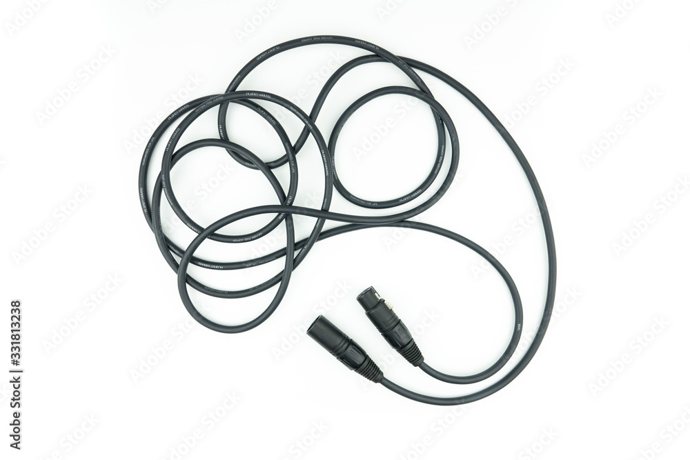 Male and female xlr jack. 3 pin connector. Male and female xlr jack. 3 pin connector.