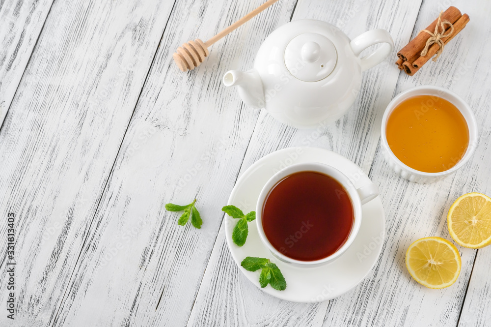 Cup of black tea Cup of black tea