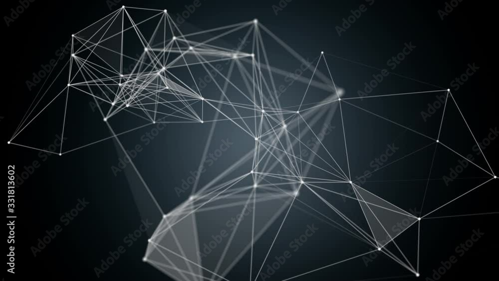 Futuristic plexus animation with glowing triangles in slow motion, 4096x2304 loop 4K Futuristic plexus animation with glowing triangles in slow motion, 4096x2304 loop 4K