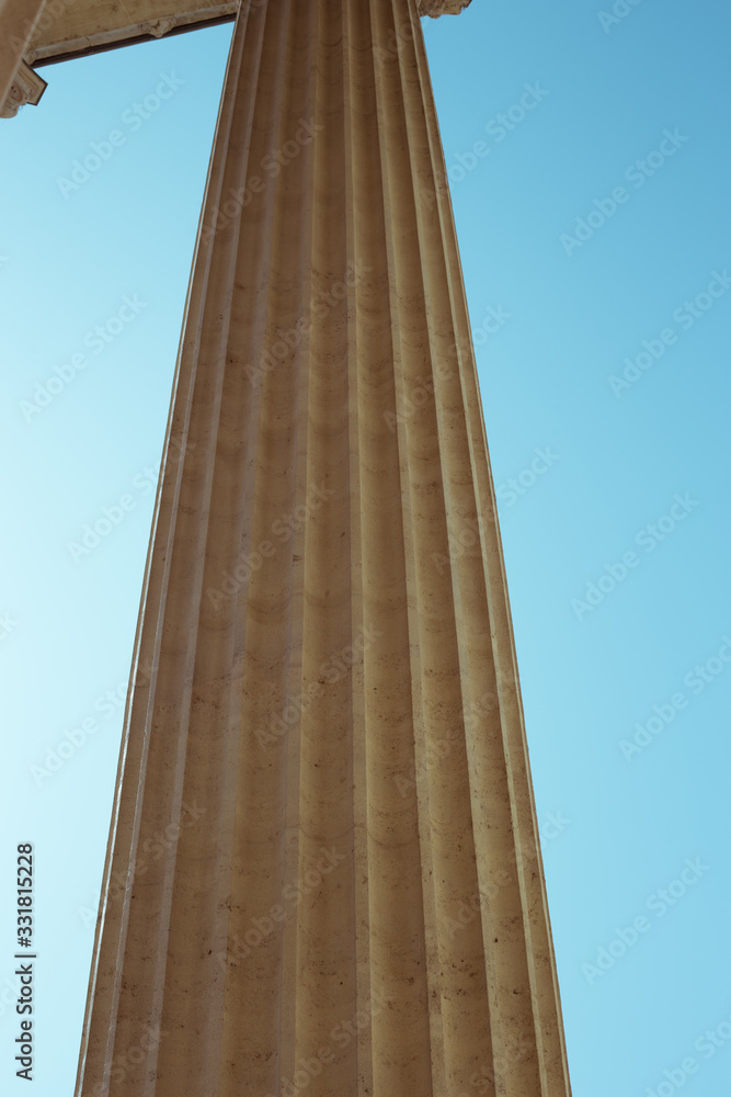 Old Greek and Roman style building with columns