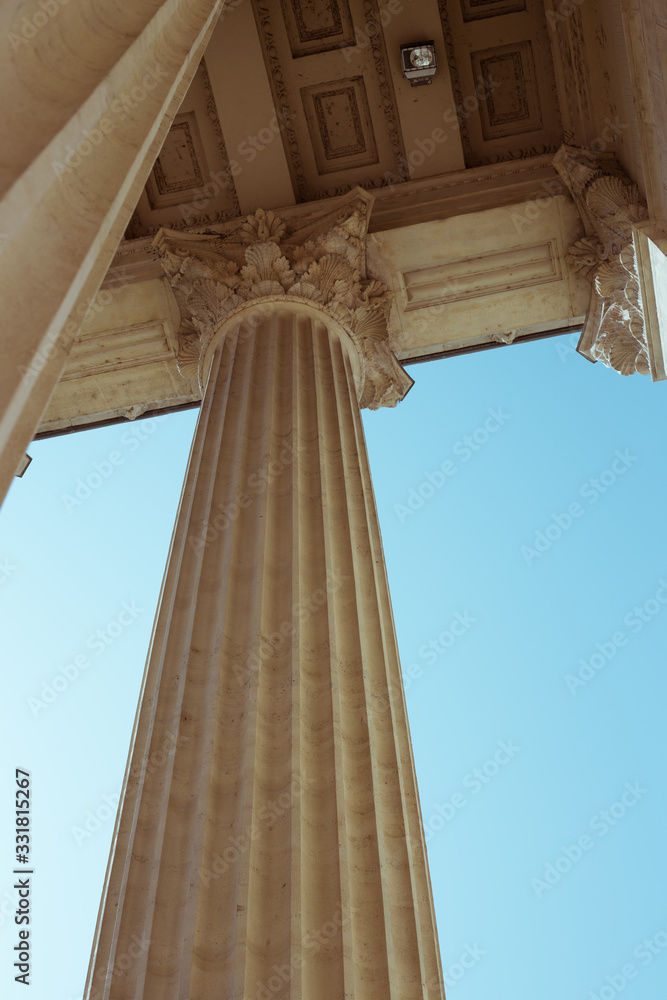 Fototapeta premium Old Greek and Roman style building with columns