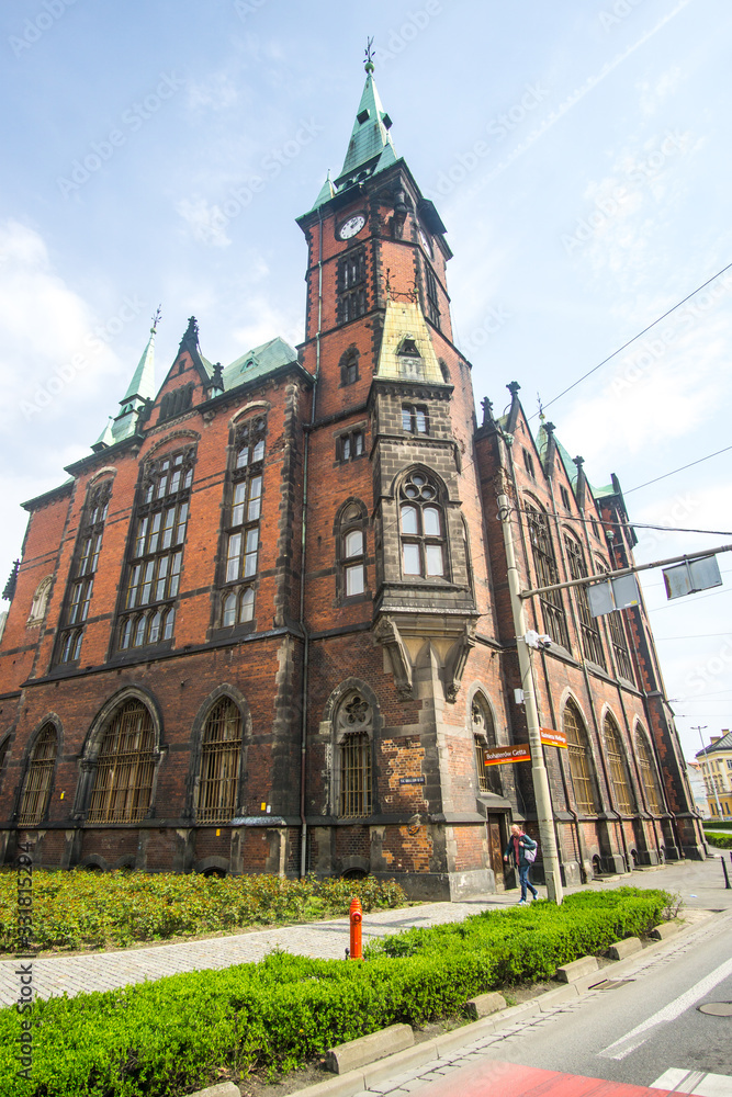 Obraz premium Church in Wroclaw city center , Poland 