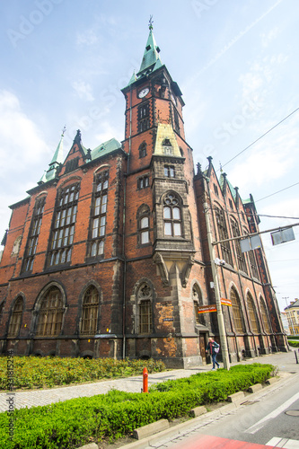 Church in Wroclaw city center , Poland 