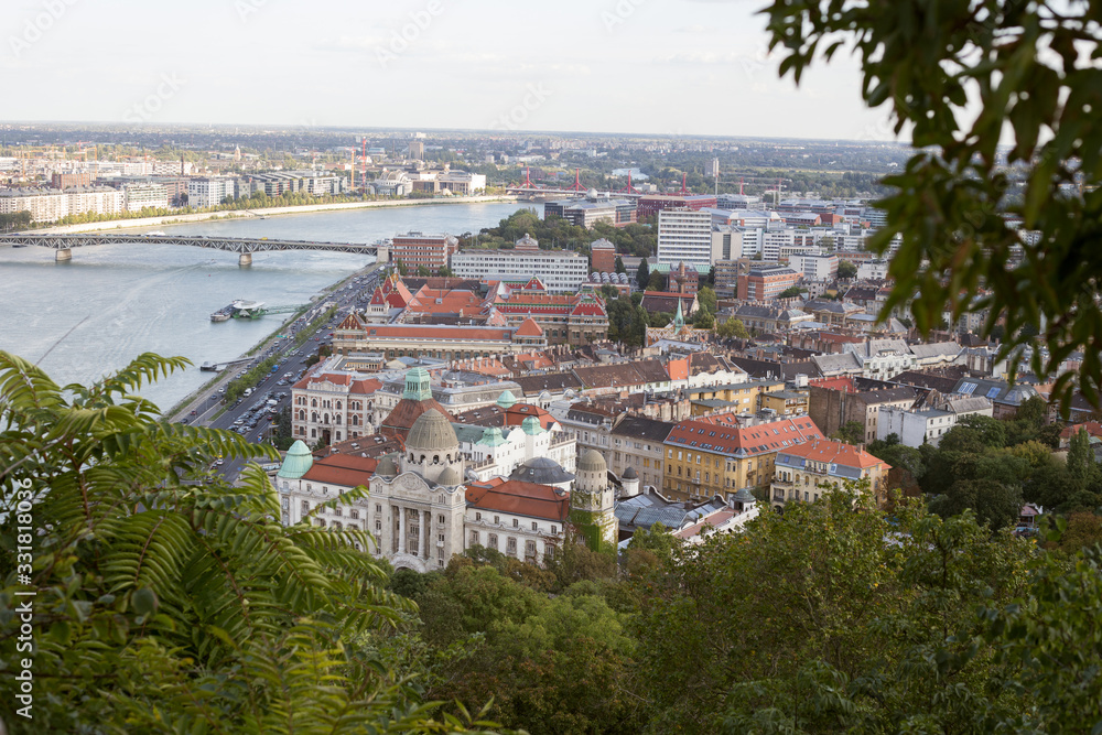 Fototapeta premium Panorama of the old European city of Budapest
