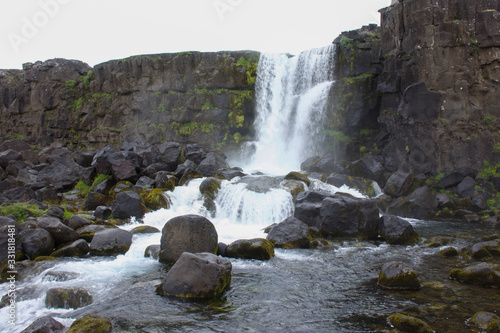 waterfall in forest