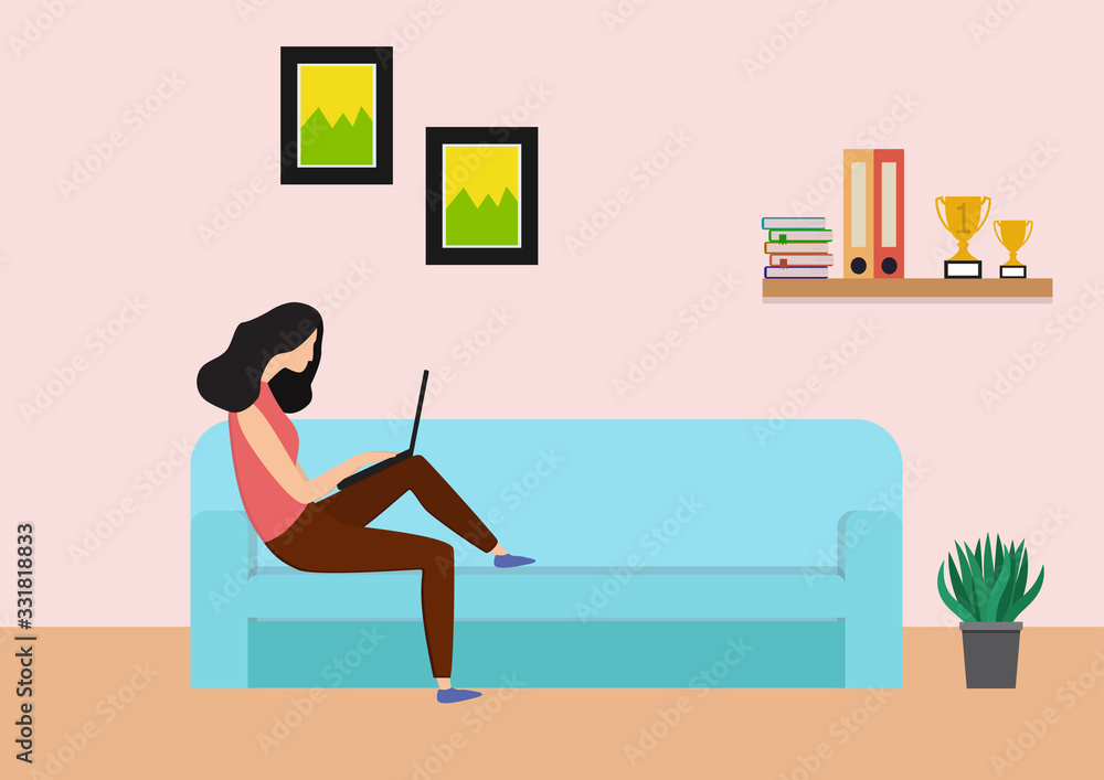 Freelancers working at home Freelancers working at home