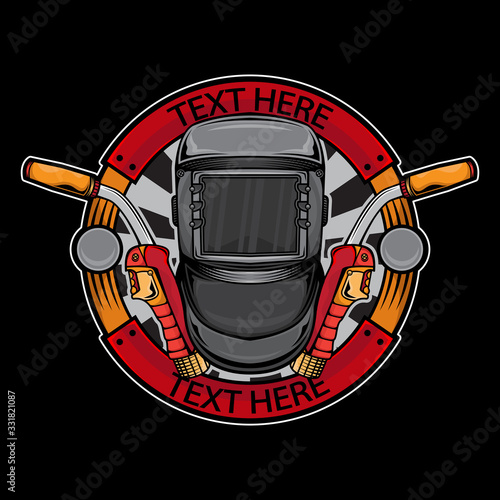 simple welding logo design