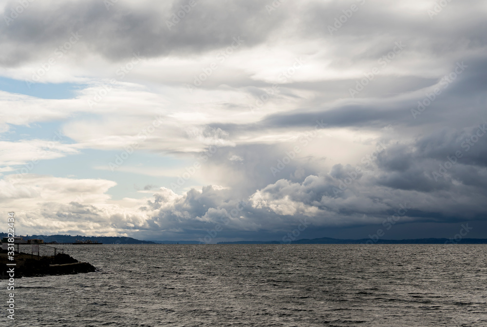Clouds #7 and Puget Sound
