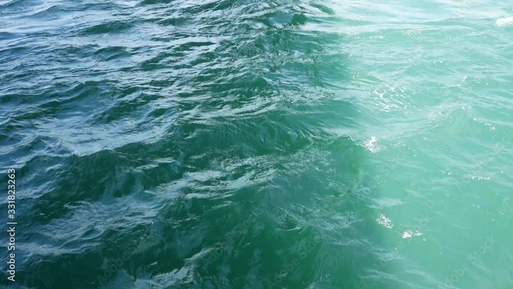 Sea or ocean waves close-up view. green waves sea water.in summer Sea or ocean waves close-up view. green waves sea water.in summer