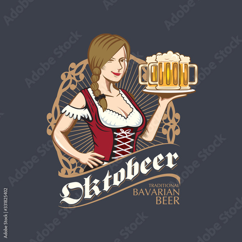 Oktobeer logo vector