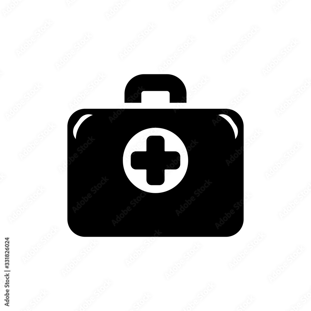 doctors bag icon vector template doctors bag icon vector template