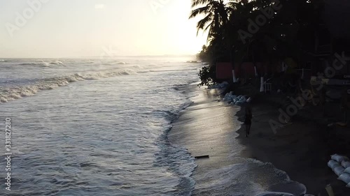 Running through palomino Guajira Colombia