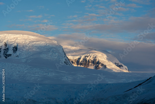 Mountain landscape in Antarctica