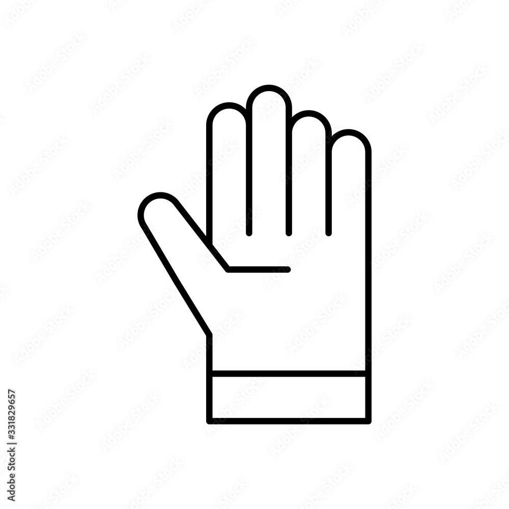 Obraz premium Glove icon 