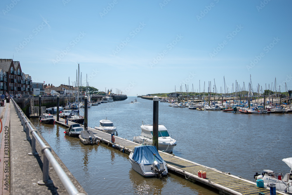 Fototapeta premium boats in the harbor