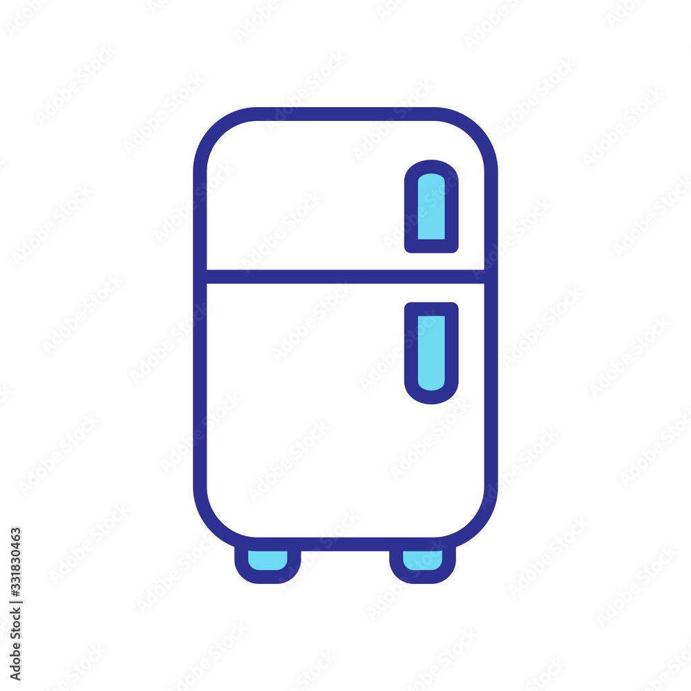 Refrigerator icon vector design template Refrigerator icon vector design template