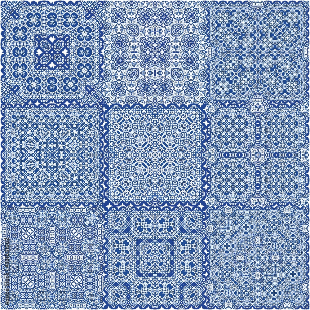 Antique motive in the ceramic ornate tiles. Antique motive in the ceramic ornate tiles.
