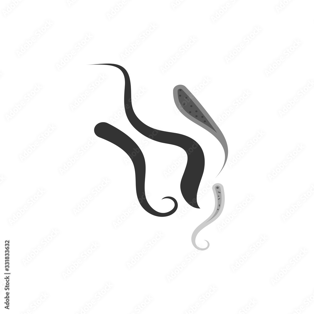 Virus vector illustration icon template design Virus vector illustration icon template design