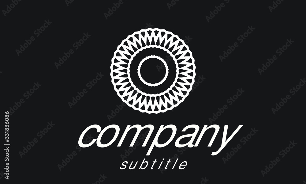 Fototapeta premium ornament logo