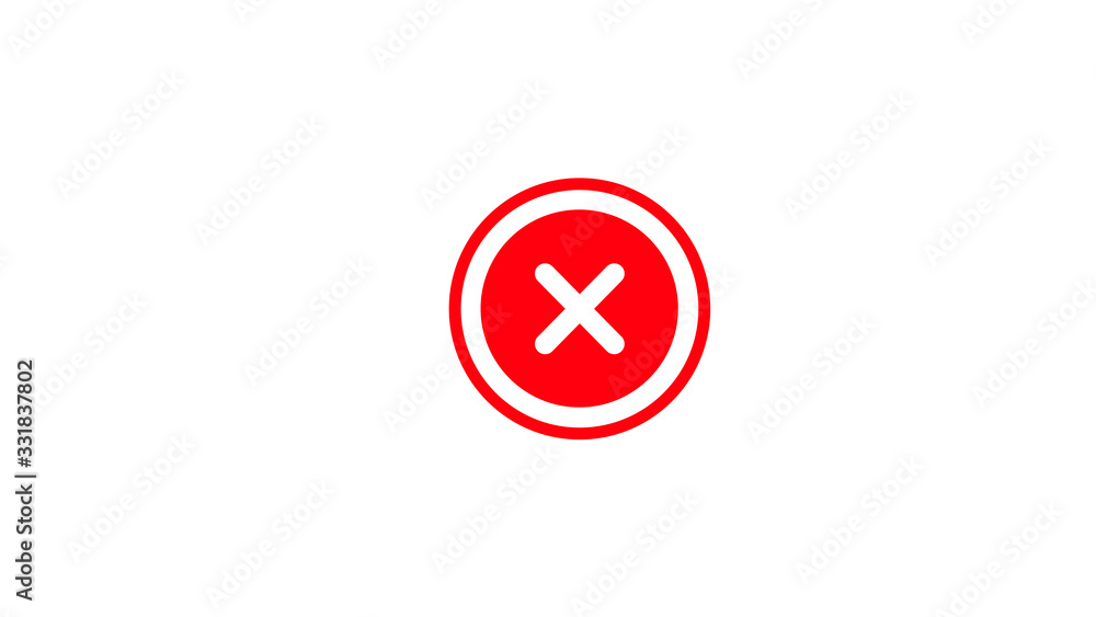 Circle symbols elements. Yes no web buttons Circle symbols elements. Yes no web buttons