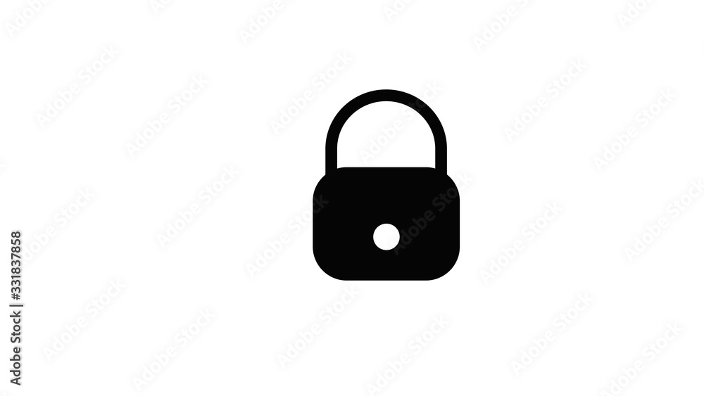 Key lock illustration privacy and password icon Key lock illustration privacy and password icon