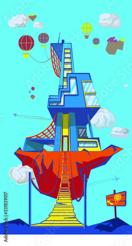 house vector illustration 