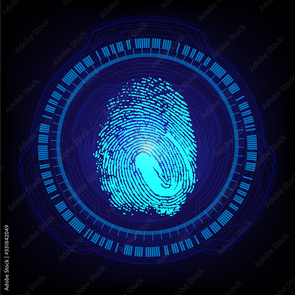 Safety concept, Closed Padlock on digital, cyber security, key, sci fi, fingerprint. scanning. Hand print. Safety concept, Closed Padlock on digital, cyber security, key, sci fi, fingerprint. scanning. Hand print.