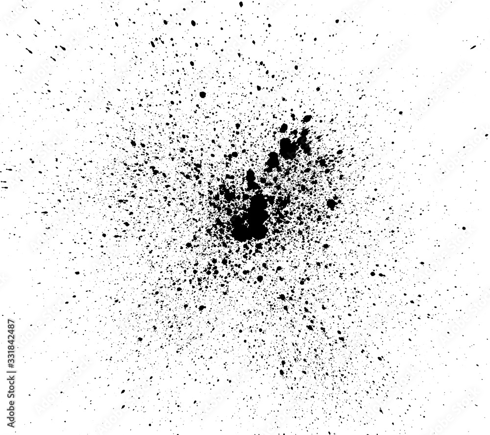 Water ink on white paper Water ink on white paper