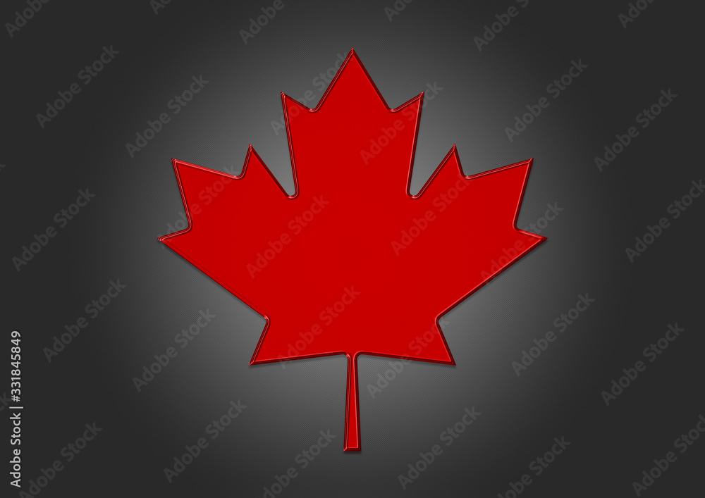 Canada maple leaf icon. Canada Day template Canada maple leaf icon. Canada Day template