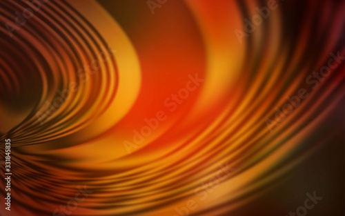 Wallpaper Mural Dark Orange vector template with lines. Modern gradient abstract illustration with bandy lines. Abstract design for your web site. Torontodigital.ca